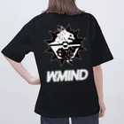 W-MINDのNeoTokyoPunks×W-MIND（文字付き） Oversized T-Shirt