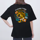SANNO CREATIONSのFLOWER TIGER Oversized T-Shirt