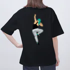 RASRASの登る子さん６号 Oversized T-Shirt