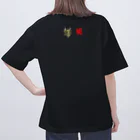 Hanto dotの閻魔大王のドット絵　喝！ オーバーサイズTシャツ