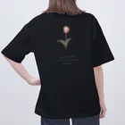 rilybiiのSakura Peach Tulip . オーバーサイズTシャツ