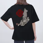 Culture Clubの[ Culture Club ] 文化倶楽部：点描春画 OS T-sh② Oversized T-Shirt