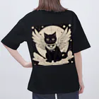 宇宙黒猫キョロちゃんの宇宙黒猫キョロちゃん(ノスタルジー) Oversized T-Shirt