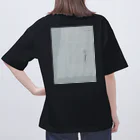 rilybiiのtulipe gris bleu . オーバーサイズTシャツ