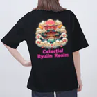 大江戸花火祭りのCelestial Ryujin Realm～天上の龍神社8 オーバーサイズTシャツ