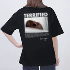 Let's go vegan!のTerrified オーバーサイズTシャツ