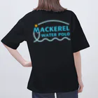 MACKEREL WATER POLOのMACKEREL（メインロゴカラー）背面のみプリント Oversized T-Shirt