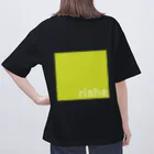 小学生アーティストrishaのすうじにわとり オーバーサイズTシャツ