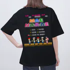 Siderunの館 B2の【さげみちゃんver.バックプリント】レトロゲーム風な前ならえ オーバーサイズTシャツ