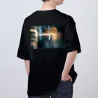ゾーン30の都市光-2 オーバーサイズTシャツ