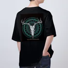 Ashuu‘s galleryのBONE-deer- Oversized T-Shirt