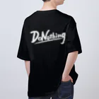 DoNothing-DNGの裏のみブラック オーバーサイズTシャツ