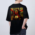 9INEHEADSのMONALISA_OVERDRIVE_WHITE_LOGO オーバーサイズTシャツ