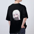 嶺巴@Twitchの嶺巴イラスト(背面) Oversized T-Shirt