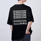 熊谷ゆ〜ほ_デザイングッズのRE:PRODUCTIONS 【BLACK】 オーバーサイズTシャツ