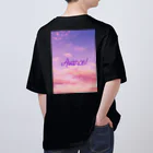 Tentative_Sensationの進め！勇気を持って困難を乗り越える言葉とイラスト Oversized T-Shirt