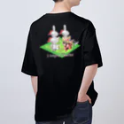 アルカナマイル SUZURI店 (高橋マイル)元ネコマイル店の3 knights,1 warrior(English ver.) Oversized T-Shirt