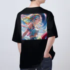 かわいい娘ショップのレインボウ娘 Oversized T-Shirt