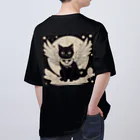 宇宙黒猫キョロちゃんの宇宙黒猫キョロちゃん(ノスタルジー) Oversized T-Shirt