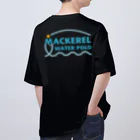 MACKEREL WATER POLOのMACKEREL（メインロゴカラー）背面のみプリント Oversized T-Shirt