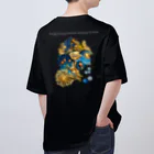 渦を10年描いてる人のGOODNIGHT + MOON オーバーサイズTシャツ