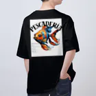 北仲ぐみのモザイク金魚　文字あり オーバーサイズTシャツ