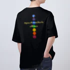 💖宇宙整体♪🌈♪こころからだチャンネル♪💖のHappiness is the connection between love and the universe. オーバーサイズTシャツ