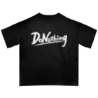 DoNothing-DNGの裏のみブラック オーバーサイズTシャツ