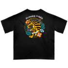 SANNO CREATIONSのFLOWER TIGER オーバーサイズTシャツ