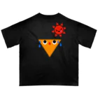 YouTubeピカブーきっずchのアイスクリームオノマトペ オーバーサイズTシャツ