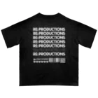 熊谷ゆ〜ほ_デザイングッズのRE:PRODUCTIONS 【BLACK】 オーバーサイズTシャツ
