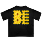 LalaHangeulのハニカム構造(BEE） オーバーサイズTシャツ