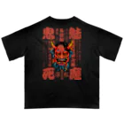 Tina Yamashinaの鬼魅死魔□logo オーバーサイズTシャツ