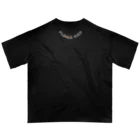 Yums CollectionのBlack Flower Bird オーバーサイズTシャツ