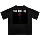 THREE;RIDE_Surf/Skate/SnowのTHREE RIDE ：SURF AND TURFＴシャツ オーバーサイズTシャツ