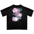 綾錦工房 りこりすの三味線 -雪月花- 【桜】 オーバーサイズTシャツ