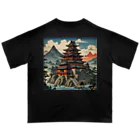 Kaz_Alter777の日本最初の魔王城 オーバーサイズTシャツ