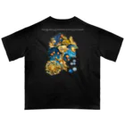 渦を10年描いてる人のGOODNIGHT + MOON オーバーサイズTシャツ