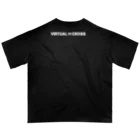 VIRTUAL CROSSのShiba Logo white  オーバーサイズTシャツ