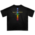 💖宇宙整体♪🌈♪こころからだチャンネル♪💖のHappiness is the connection between love and the universe. オーバーサイズTシャツ