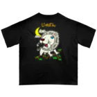 Siderunの館 B2のゆるスカジャン柄（ほわいとらいおん） Oversized T-Shirt