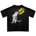 猫とやっし～ぃのアレコレのニャイスカットねこたん Oversized T-Shirt