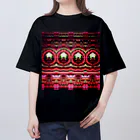 Anna’s galleryのVintage Psychedelic Red オーバーサイズTシャツ