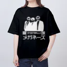 蹴球メガネーズのカラバリ2色【ちょいワル風】蹴球メガネーズ オーバーサイズTシャツ