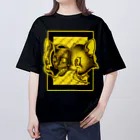 24DANGERの割れ猫 Oversized T-Shirt