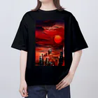 Eye2EyeのRed Night オーバーサイズTシャツ