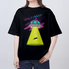 カンダ商店のUFOにさらわれたい(受動) オーバーサイズTシャツ