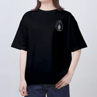 けちゃっぷごはんのお店のハムちゃん【白抜き】 Oversized T-Shirt