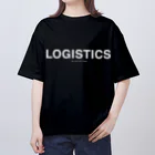 LOGISTICS by Merry LogisticsのLOGISTICS WHITE LOGO Oversized T-Shirt