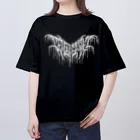 忍太郎の四字熟語 - 四面楚歌 Death Metal Logo デスロゴ  オーバーサイズTシャツ